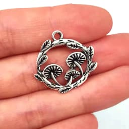 5pcs New Witchy Nature Lucky Mushroom Pendant Charm for DIY Women Man Accessories