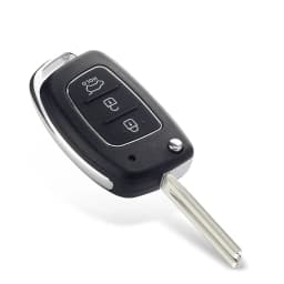 Dandkey 3 Buttons Flip Remote Blank Shell Car Key Case For Hyundai Solaris i10 i20 i30 i35 i40 IX45 Series ELANTRA Santa Fe HB20