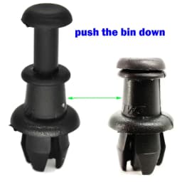2X FOR Audi A3 S3 MK2 8P 8V Q5 SQ5 8R MK1 Boot Trunk Parcel Shelf Tray Strap String Clips Hook Tonneau Pivot Holder pegs pin