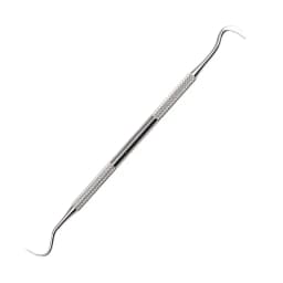 Dental Double-ended Curved Tartar Remover Tool Scraper Stainless Steel Calculus Plaque Remover Dentist Tooth Cleaning Tools