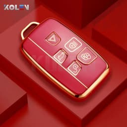 TPU Car Remote Key Case Cover Shell For Land Rover Range Rover Sport Evoque Freelander Velar Discovery 4 Jaguar XE XJ XF Guitar