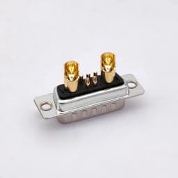 1PCS 7W2 Gold Plated High Current Connector D-SUB Adapter 5+2 Plug Jack Machined Pin Full Gold Flash Wire 20A 30A 40A