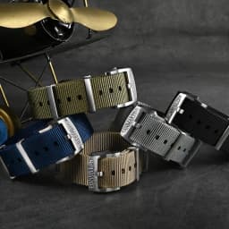 San Martin Nylon Strap High Quality Pilot Military Watch Band 20mm 22mm Universal Type Sports Paratrooper Strap Watch Parts