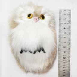 Cute Tiny Plush Faux Rabbit Fur Owl Women Girls Mini Animal Keychain On Bag Car Trinket Jewelry Party Toy Gift