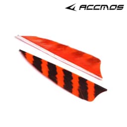 ACCMOS Natural Feather Arrows Fletching for Hunting Shooting Archery DIY Accessories,Right Wing,Turkey Plumage,3Inch 4Inch 5Inch