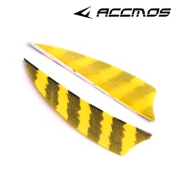 ACCMOS Natural Feather Arrows Fletching for Hunting Shooting Archery DIY Accessories,Right Wing,Turkey Plumage,3Inch 4Inch 5Inch