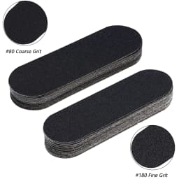 20PCS Pedicure File Refill Pads Callus Remover Foot Files Pedi File Replacement for Reusable Stainless Steel Foot Rasp Handle