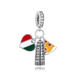 Original 925 Sterling Silver Charms Love Travel London Bus Paris Pendant Beads Fit Bracelets Necklaces For Women DIY Jewelry