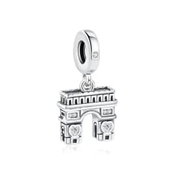 Original 925 Sterling Silver Charms Love Travel London Bus Paris Pendant Beads Fit Bracelets Necklaces For Women DIY Jewelry