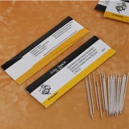 25Pcs/Bag Hand Junetree John James Saddlers Harness Needle Round Point Needle Diy Leatherwear Hand Tool Leather Crafts