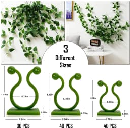 Invisible Wall Rattan Clamp Plant Climbing Wall Clips Self-Adhesive Plant Fixator Vine Buckle Hook Rattan Fixed Clip Bracket