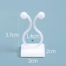 Invisible Wall Rattan Clamp Plant Climbing Wall Clips Self-Adhesive Plant Fixator Vine Buckle Hook Rattan Fixed Clip Bracket