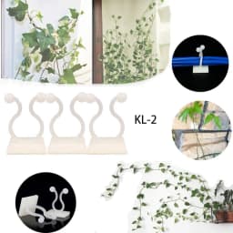 Invisible Wall Rattan Clamp Plant Climbing Wall Clips Self-Adhesive Plant Fixator Vine Buckle Hook Rattan Fixed Clip Bracket