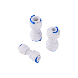 Reverse Osmosis Quick Connector 1/4"3/8"OD Hose Tee Y Coupling 4 Way Equal Convert Elbow Straight RO Water Aquarium Pipe Fitting