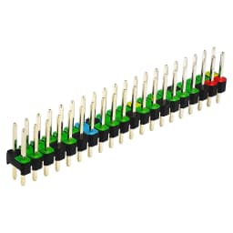 2 X 20 Pin Male GPIO Header for Raspberry Pi Zero Dual Row Male Pin Header Straight Connector for Raspberry Pi Zero 2 W