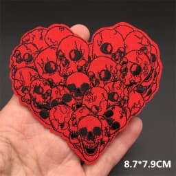 Feeling Good Embroidery Patch for Clothing Punk Iron on Patches Appliques DIY Sewing Clothes Jacket Jeans Home Decoration