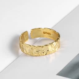 LIVVY Hot Sell Silver Color Geometry Rings For Women Adjustable Handmade Fashion Party Jewelry 2025 New Trendy