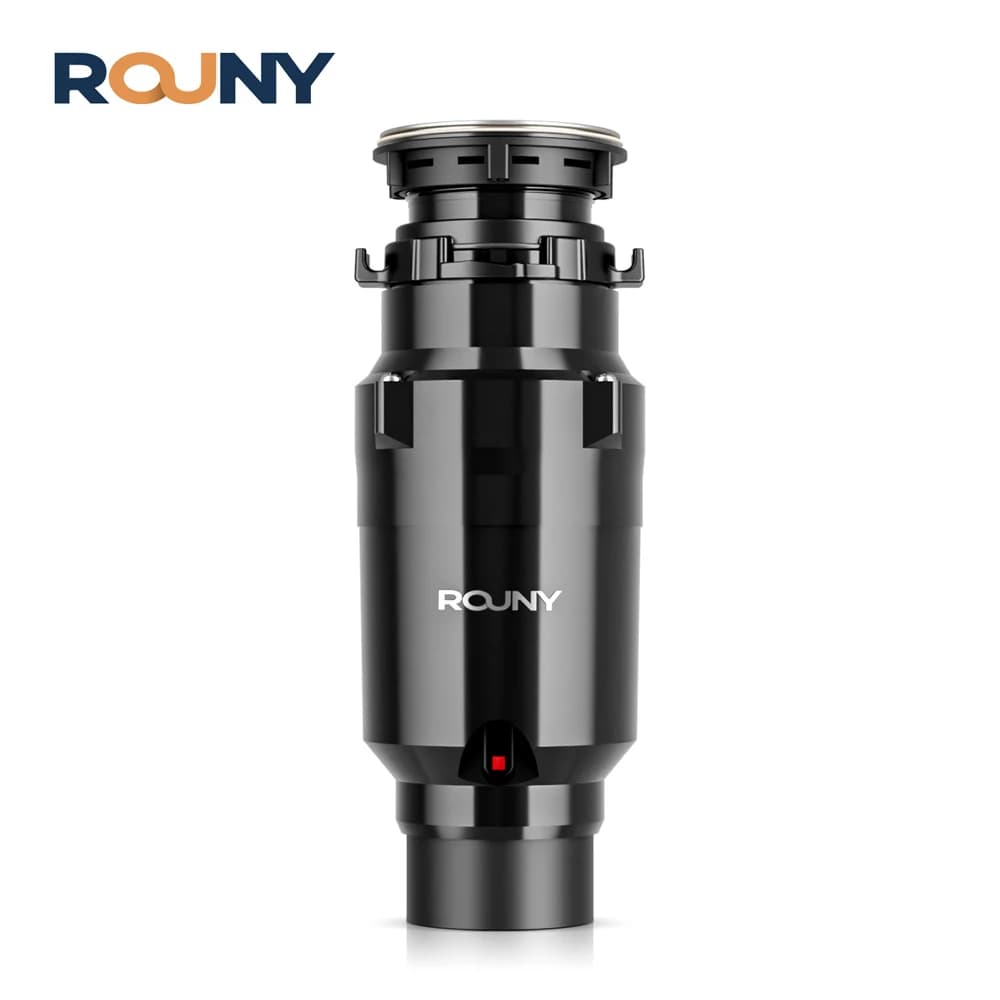 Continuous Feed Garbage Disposal with Sound Reduction,1/2 HP Stainless Steel Food Waste Grinding System,Power Cord Included