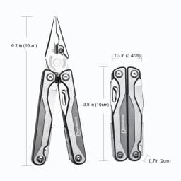 Daicamping DL7 Titanium Alloy Handle Outdoors Multi-tools Clamp Folding Knife EDC Combination Multi Tools Pliers Survival Knives