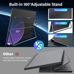 UPERFECT 2K 144Hz Portable Monitor 17.3 Inch 400Nits 2560x1440P IPS Screen For Gaming Travel Laptop PC PS4/5 Switch HDR Display