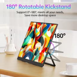 UPERFECT 2K 144Hz Portable Monitor 17.3 Inch 400Nits 2560x1440P IPS Screen For Gaming Travel Laptop PC PS4/5 Switch HDR Display