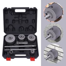 9 Pcs SDS PLUS Hole Core Drill Bit Cutter Set for Concrete Cement Brick Wall 30-100mm