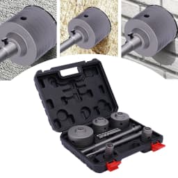 9 Pcs SDS PLUS Hole Core Drill Bit Cutter Set for Concrete Cement Brick Wall 30-100mm