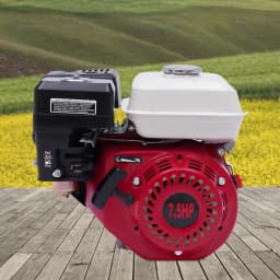 4 Stroke Petrol Gasoline Engines 1 Cylinder Air Cooling 7.5HP Kart Engine Strong Power Rotavator Pressure Washer Engine 5100W/40