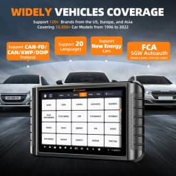 FOXWELL NT1009 OBD2 Bluetooth Car Diagnostic Scanner ECU Coding Bi-Directional All System 35+Reset OBD 2 Automotive Scan Tools