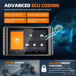 FOXWELL NT1009 OBD2 Bluetooth Car Diagnostic Scanner ECU Coding Bi-Directional All System 35+Reset OBD 2 Automotive Scan Tools
