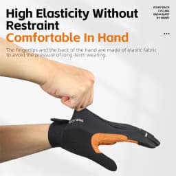WEST BIKING Autumn Winter Men's Full Finger Cycling Gloves Touch Screen Anti-Slip Sports Gloves Thin Breathable /Thick Thermal