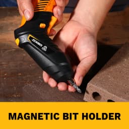 DEKO DKCS3.6O1 Cordless Electric Screwdriver Rechargeable Power battery Screwdriver Twistable Handle LED Torch Power Tool