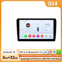 Hizpo AI Voice Radio For Audi A3 8P 2003 - 2013 4G Car Multimedia Player GPS 2din Autoradio Wireless CarPlay Android Auto Wifi