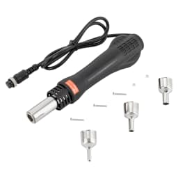 Hot Air Refining Station 220V SMD Soldering Station with Heat Gun Set LED Screen Display Hot Air for Electronics Desoldering