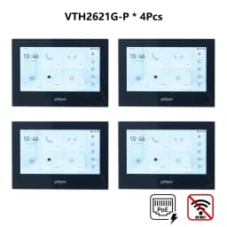 Dahua VTH2621GW-P / VTH2621G-P 802.3af PoE 7inch Touch Indoor Monitor,doorbell Monitor,Video Intercom, Built-in SD card