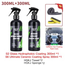 HGKJ S2 Car Glass Coating Agent Anti-rain Waterproof Spray Rain Remover Car Windshield Water Repellent Auto Accessories