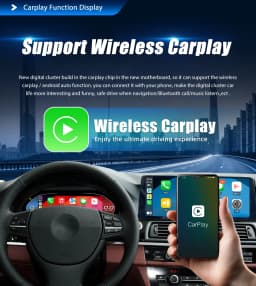 Car Digital Dashboard For BMW 1 2 Series F20 F21 F52 F22 X1 F48 F49 X2 F39 Panel Speedometer Virtual Cockpit Instrument Cluster