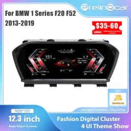 Car Digital Dashboard For BMW 1 2 Series F20 F21 F52 F22 X1 F48 F49 X2 F39 Panel Speedometer Virtual Cockpit Instrument Cluster