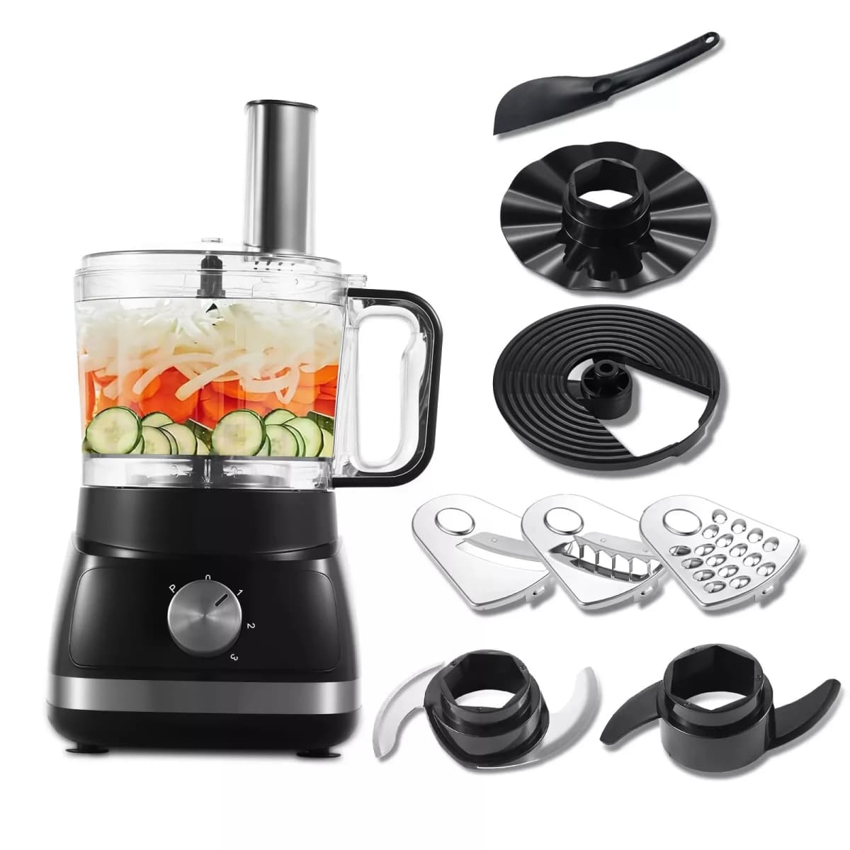 Topstrong 800W 8-in-1 Meat Grinder 3 Speeds Kitchen Food Processor EUFP421