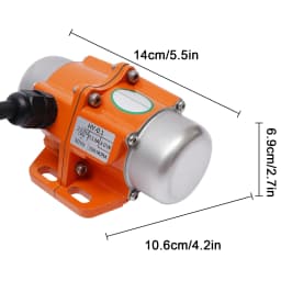 Vibration Motor 220V Electric Vibrating Motor 30W Vibrating Asynchronous Concrete Vibrator 3000Rpm