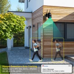 Ctronics Surveillance Camera WiFi Outdoor 360 Auto Human Tracking Color Night Vision Two Way Audio Security IP Camera ONVIF CCTV
