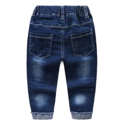 IENENS Kids Boys Jeans Baby Clothes Classic Pants Children Denim Clothing Infant Boy Casual Bowboy Bottoms Trousers 4-11 Years