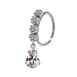 Nose Piercing Nose Ring Stainless Steel Colorful Nose Ring Dangle Nose Rings Piercing Jewelry For Women