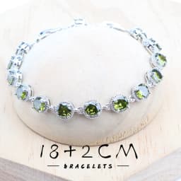 Bridal Silver 925 Round Olive Zircon Jewelry Sets Rings Bracelets Pendant Earrings Necklace Set For Women Wedding Jewellery