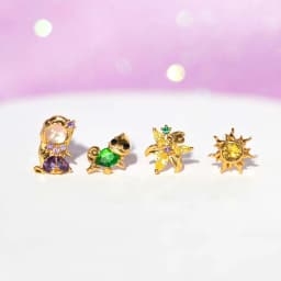 4Pcs Exquisite Cartoon Heart Earrings For Women Bling Zircon Stud Earring Girl Wedding Party Sweet Jewelry Piercing Brincos