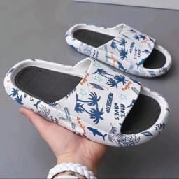 Women Slippers Thick Platform Sandals Men Summer Home Slippers Indoor Mute Soft-soled Flip Flops Couple Non-slip Slipper