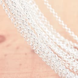 10PCS Wholesale Pure 925 Sterling Silver Color Charm Link Chain Necklace Jewelry with Strong Smooth Lobster Clasps 16-30 Inch