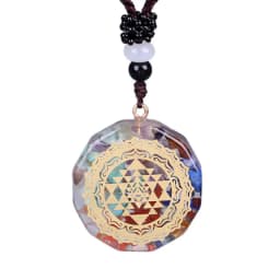 Reiki Healing Orgone Necklace Fashion Jewelry Yoga Natural Chakra Energy Orgonite 7 Chakra Pendant Necklace Pendulum Amulet