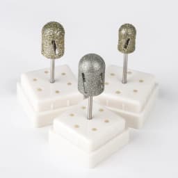 BNG Diamond Pedicure Cone Bit for Cracked Skin Corns Callus Removal Feet Filing Tool 3/32" Rotary Burrs Nail Pedicure Drill Bits