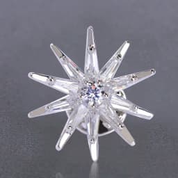 Blucome Cubic Zircon Star Brooches Gold-Color Copper Brooch Badge Collar Clip Up Chapter Copper For Women Medal Pins Jewelry